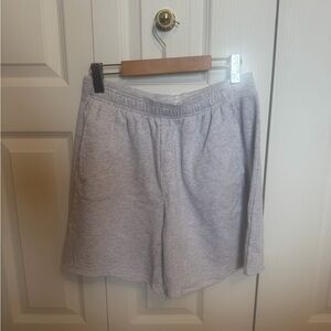 aerie Light Gray Cozy Sweat Shorts